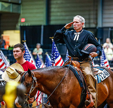 APHA & NSBA honor Heroes on Horses at the 2024 APHA World Show